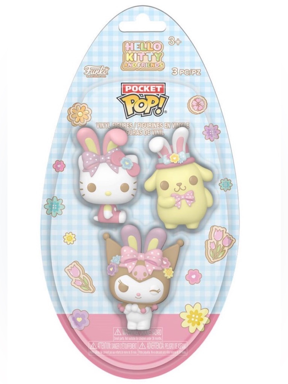 NWT Funko Pocket Pop! Hello Kitty and Friends with Bunny Ears 3-Pack
